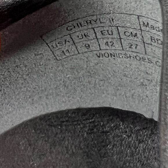 Vionic Cheryl II Slip-on Leather Loafer Black Women 11 Wide NWB - Picture 10 of 11